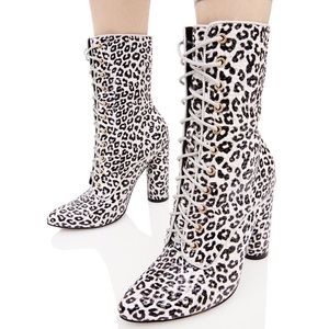 Leopard booties
